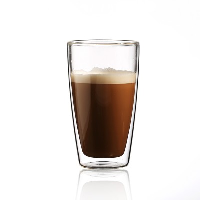 mit Schwebeeffekt Latte Macchiato  doppelwandige Glaser