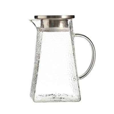 Hot selling fruit water pitcher glass carafe