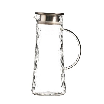 fruit water pitcher infuser borosilicate  glass carafe Hot Selling