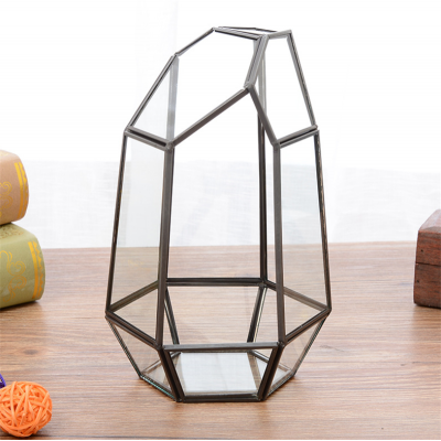 Hot Sale Decorations Window Display Planter Glass Geometric Terrrarium