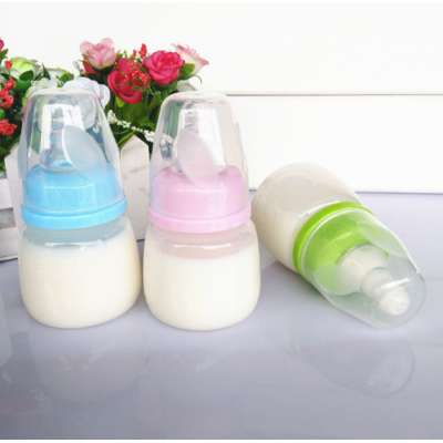 Well Designed OEM wide caliber high quality glass milk storage bottle