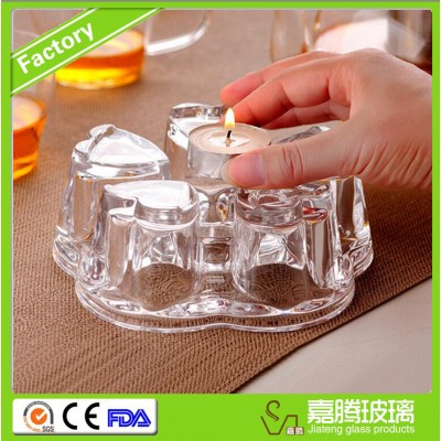 Heart Shaped Heat Resistant Round Candle Warmer / Teapot Warmer