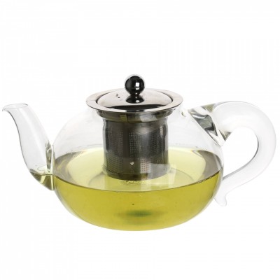 Hot Selling wholesale reusable heat resistant borosilicate glass teapot with infuser