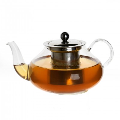 Hot selling creative popular fire heat resistant glass teapot to boil water