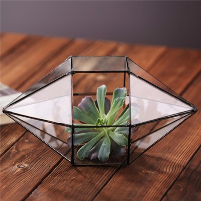 Large Wedding Card Holder Glass Box Mailbox Geometric Terrarium